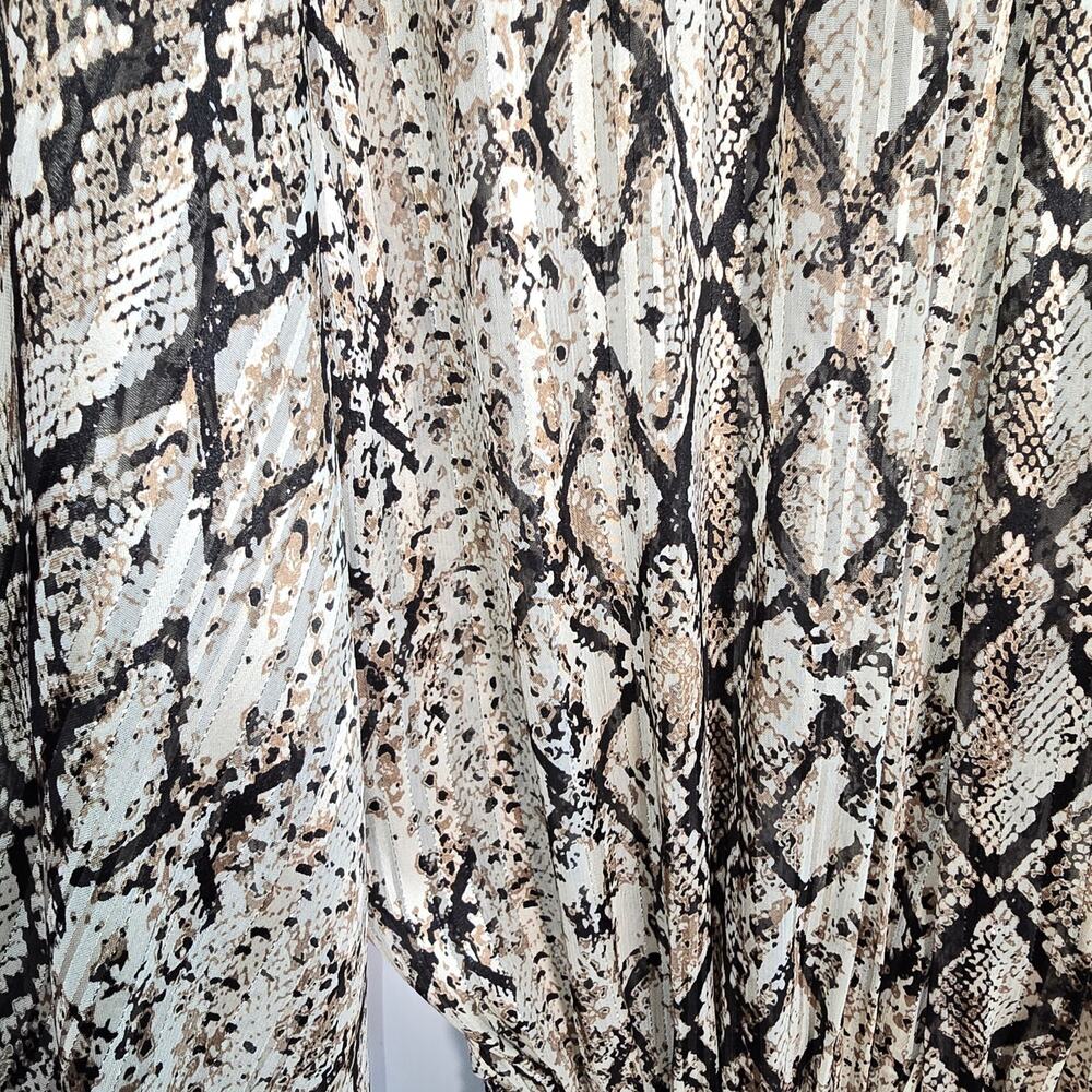 Brochu Walker Olivia Metallic Python Snake Print … - image 6